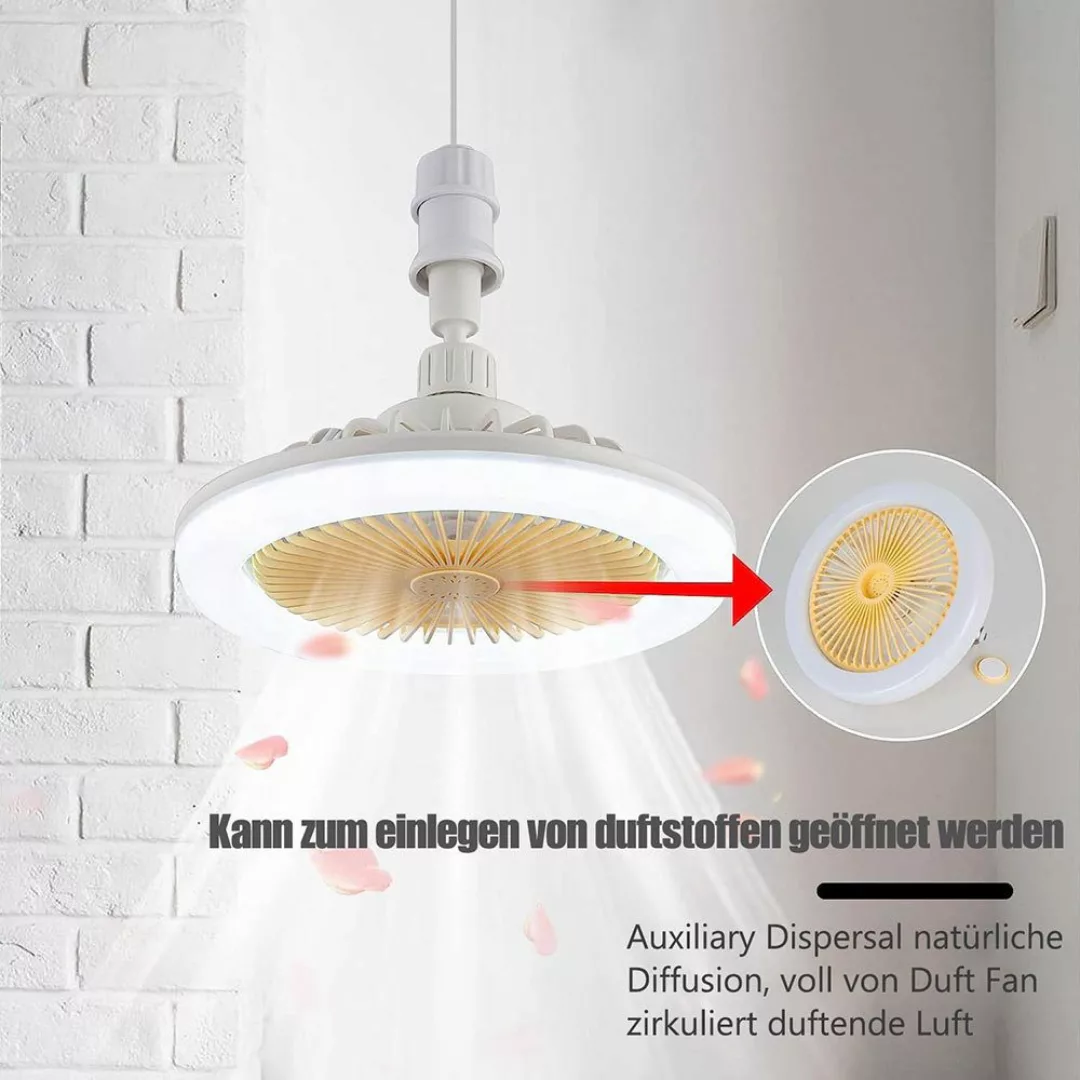 Sunicol Deckenventilator Deckenventilator mit beleuchtung, mit günstig online kaufen