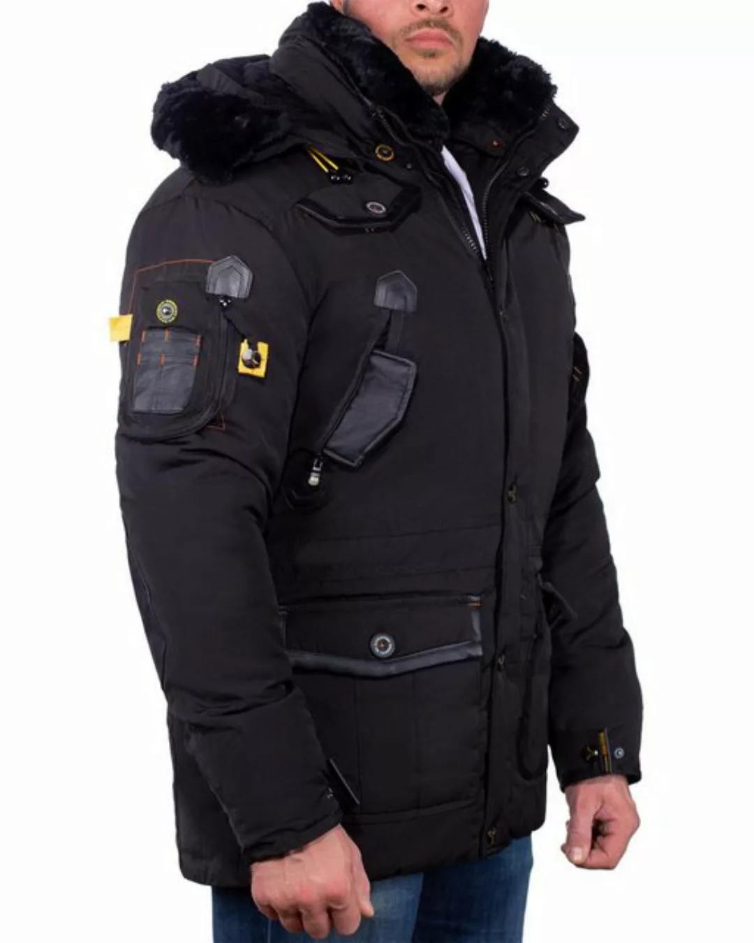 Geographical Norway Winterjacke Herren Kapuzen Jacke baacrobate Black S Out günstig online kaufen