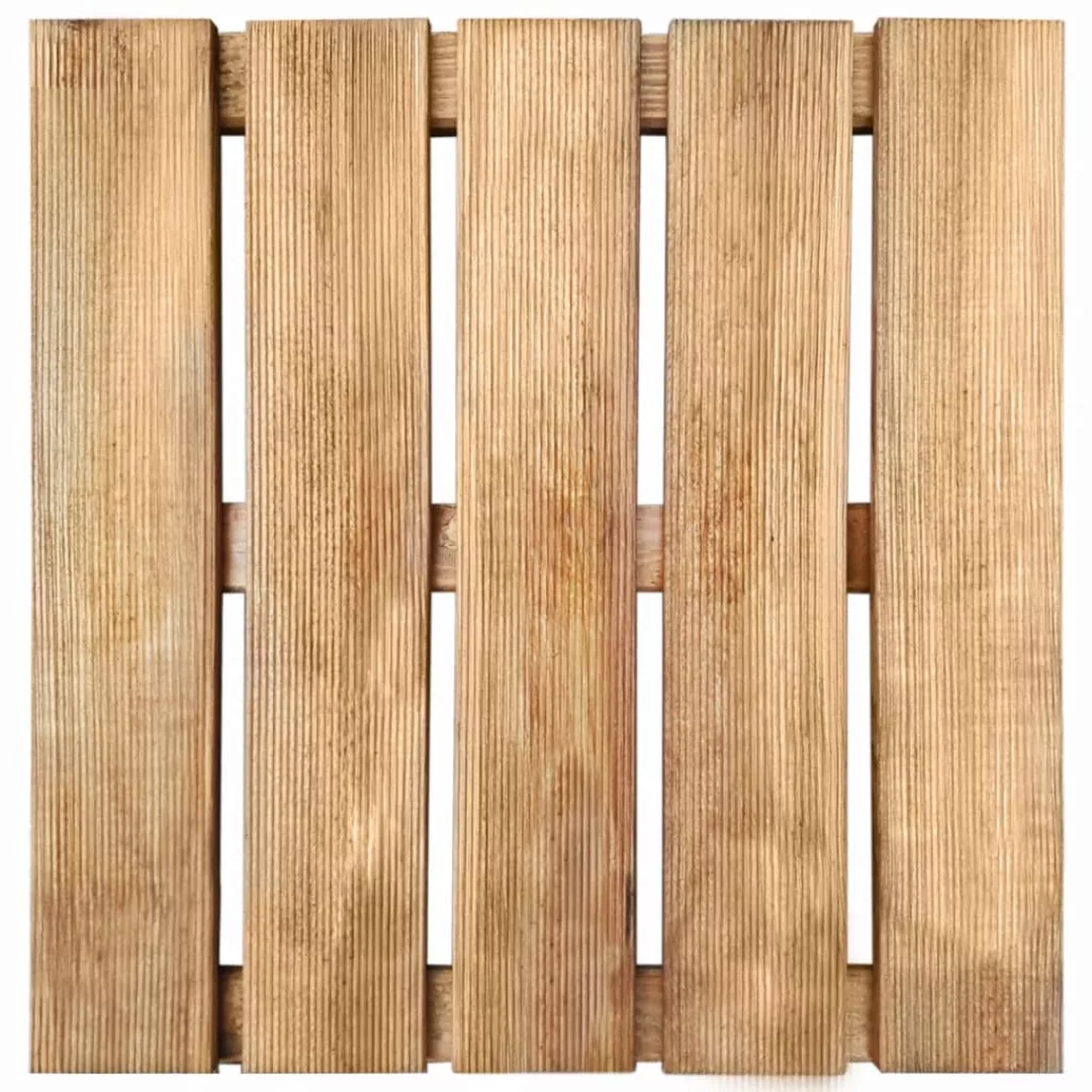 Terrassenfliesen 30 Stk. 50×50 Cm Braun Holz günstig online kaufen
