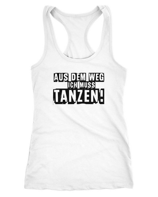 MoonWorks Tanktop Damen Tanktop Aus dem Weg ich muß tanzen Racerback Tank T günstig online kaufen