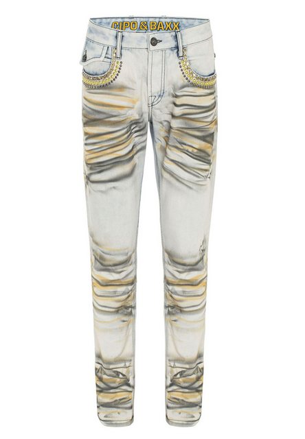 Cipo & Baxx 5-Pocket-Jeans Jeans in extravagantem Look, CD733 günstig online kaufen