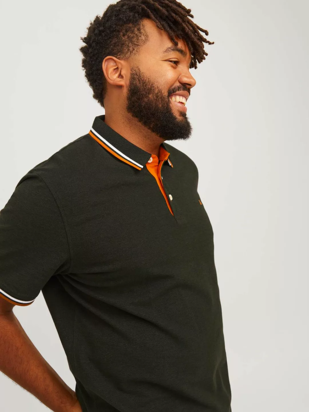 Jack & Jones Herren Poloshirt JJEPAULOS - Relaxed Fit Plussize günstig online kaufen