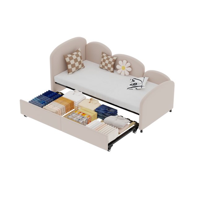 Fine Life Pro Daybett SOFTSEA Doppel-Size Daybed mit Schublade, Samtgepolst günstig online kaufen