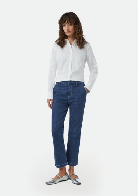 Comma 7/8-Jeans Elastische Jeans mit Flared Leg Waschung günstig online kaufen