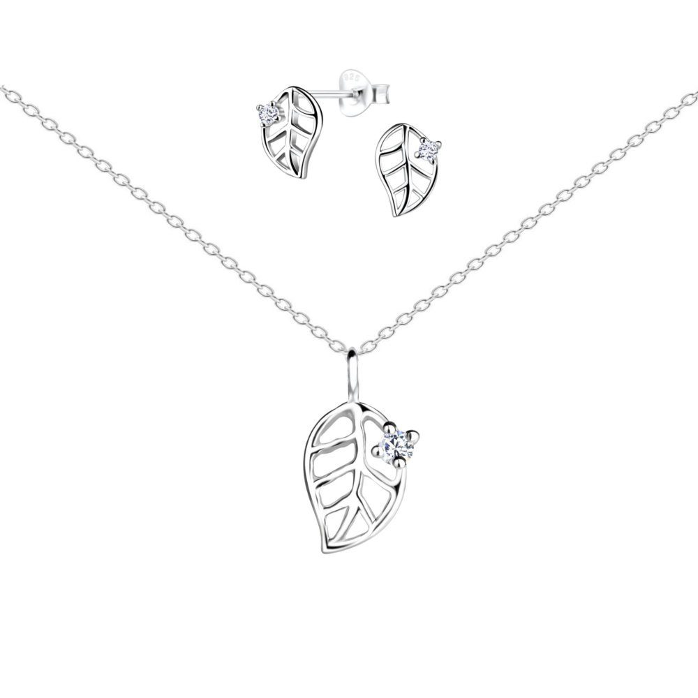 ALEXANDER YORK Schmuckset LEAF ZIRKONIA cut-out günstig online kaufen