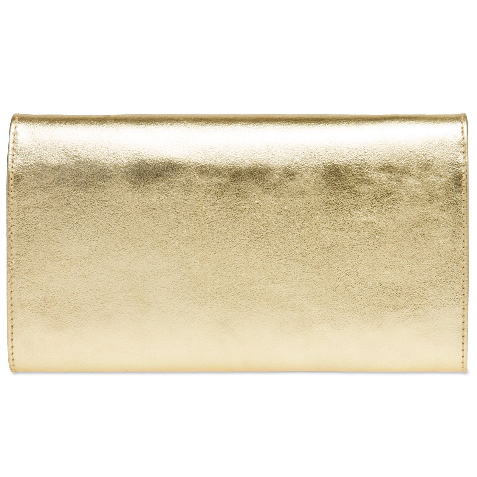 Caspar Clutch Abendtasche Metallic Leder Damen günstig online kaufen