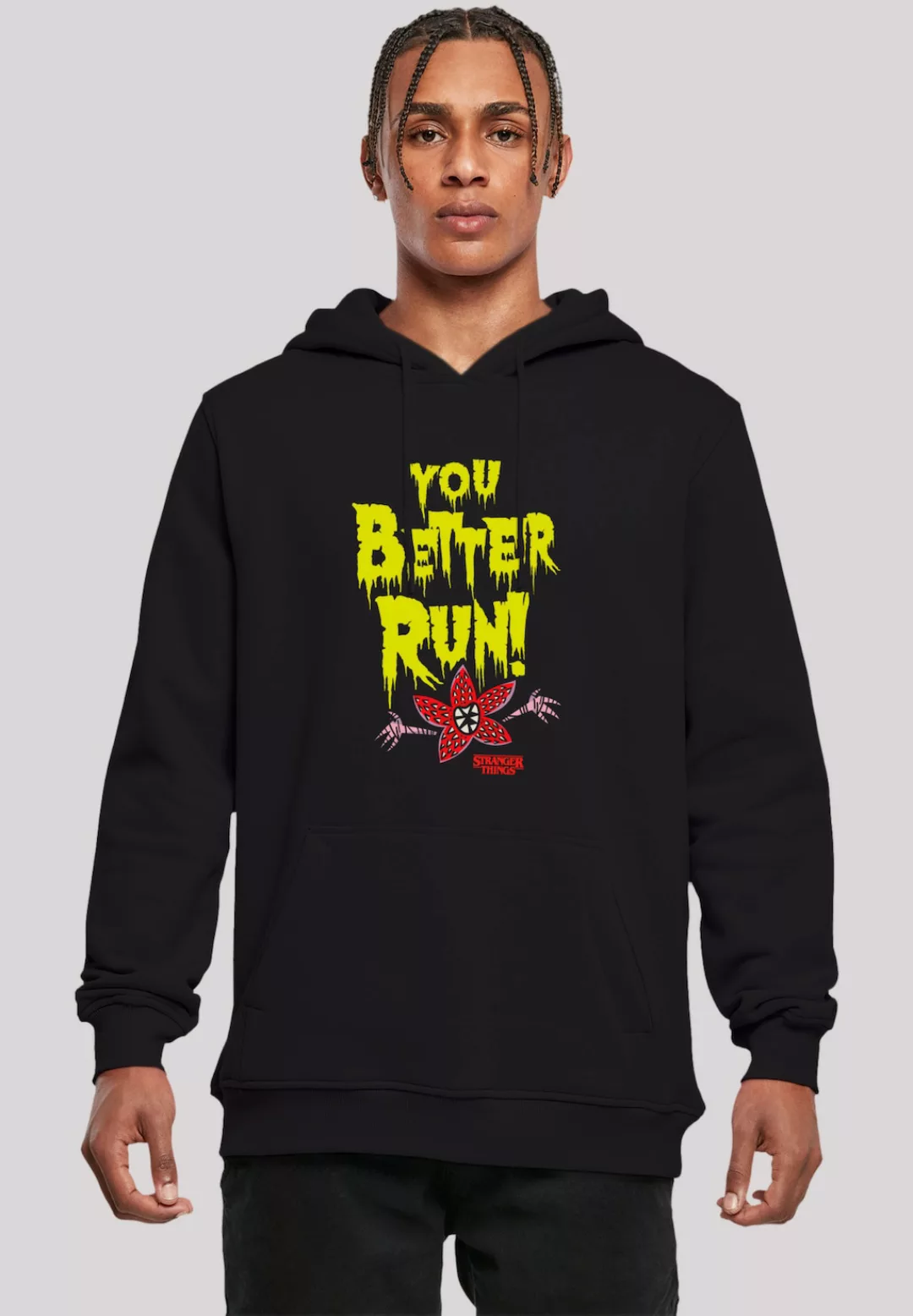 F4NT4STIC Kapuzenpullover "Stranger Things You Better Run Netflix TV Series günstig online kaufen