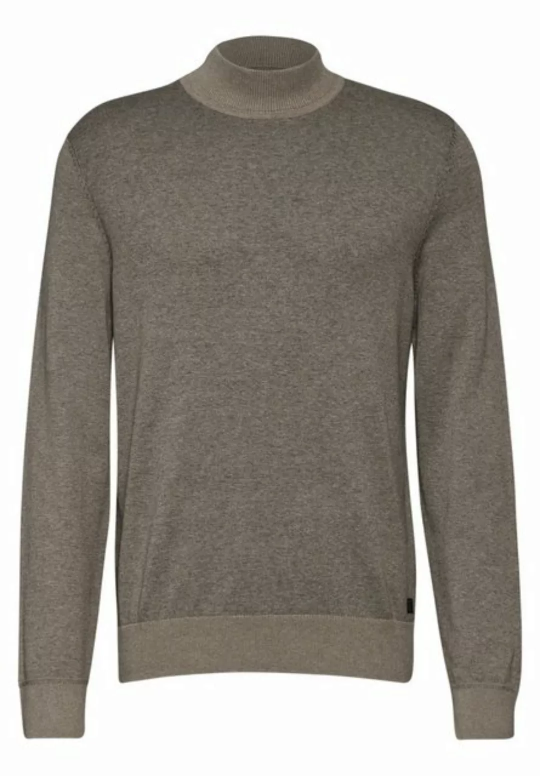 STREET ONE MEN Rollkragenpullover, in Melange Optik günstig online kaufen