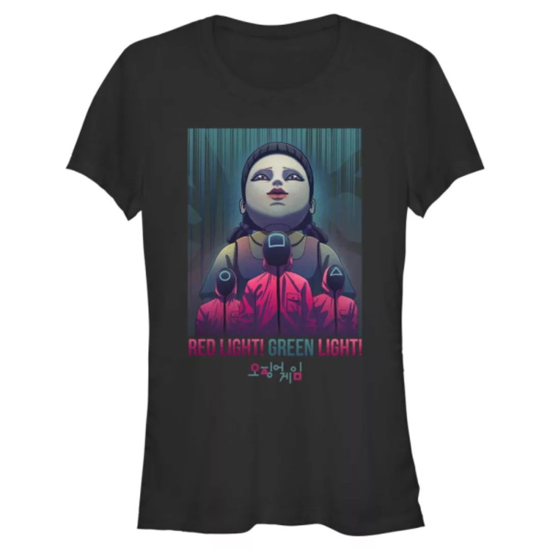 Netflix - Squid Game - Doll Red Light eyes - Frauen T-Shirt günstig online kaufen