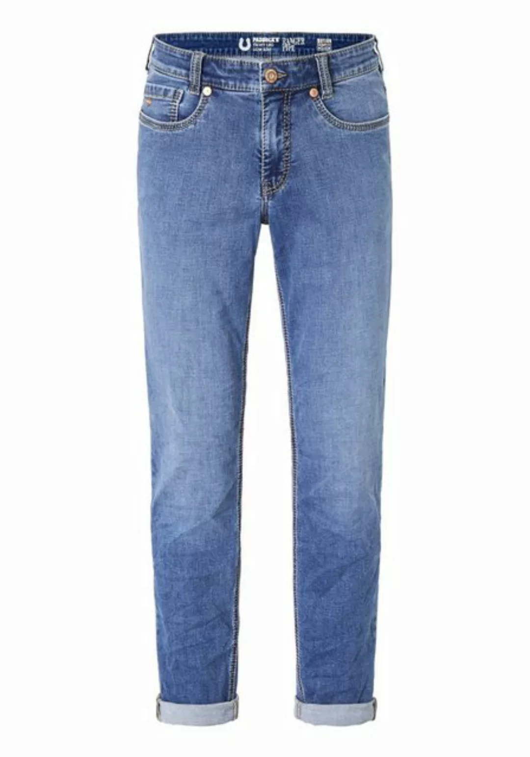 Paddock's 5-Pocket-Jeans PADDOCKS RANGER PIPE Saddle Stitch light blue used günstig online kaufen