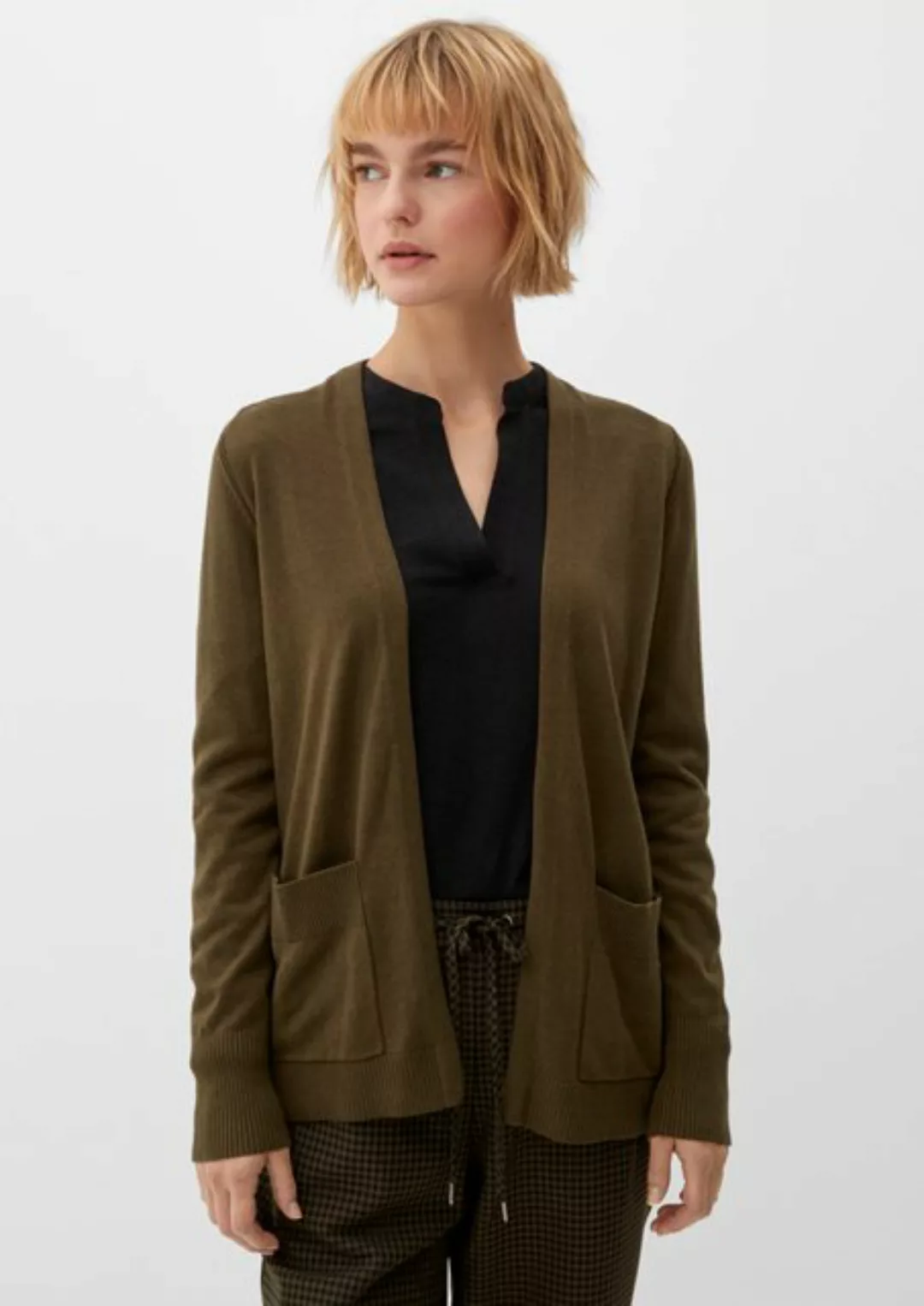 s.Oliver Strickjacke Cardigan mit Strukturdetails günstig online kaufen