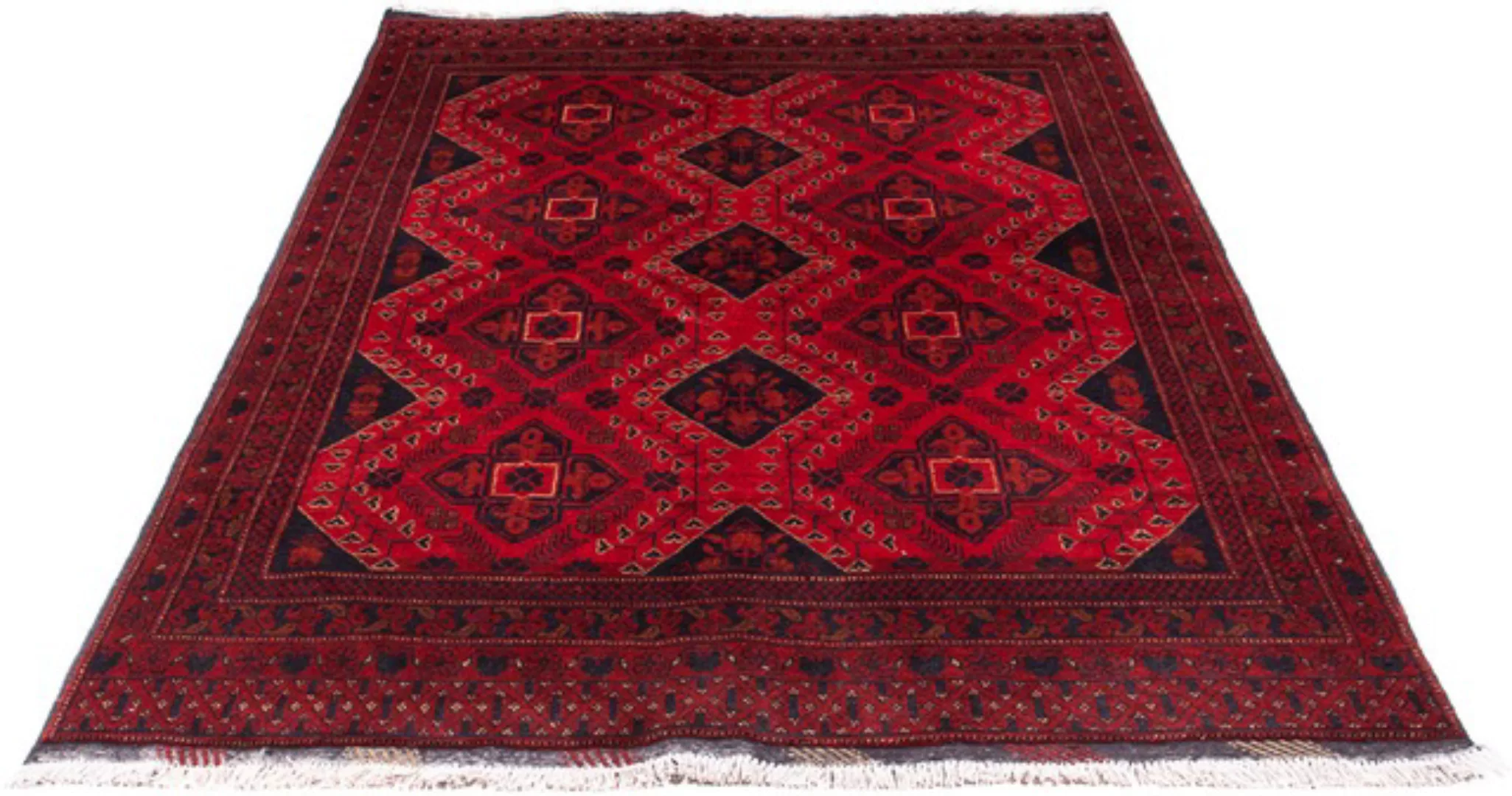 morgenland Orientteppich »Afghan - Kunduz - 199 x 126 cm - dunkelrot«, rech günstig online kaufen