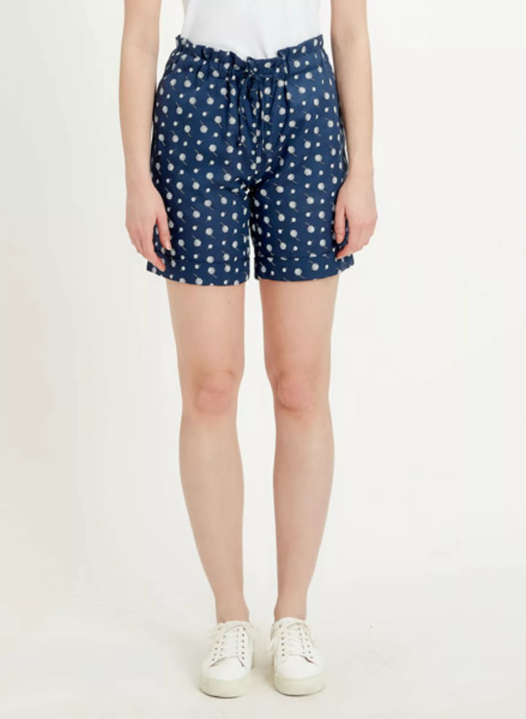 Shorts Aus Tencel Mit Allover-print günstig online kaufen
