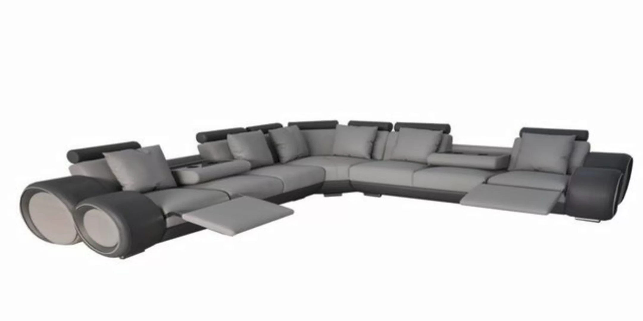 Xlmoebel Ecksofa Modernes Designsofa mit Eckgarnitur und USB-Anschluss, Led günstig online kaufen