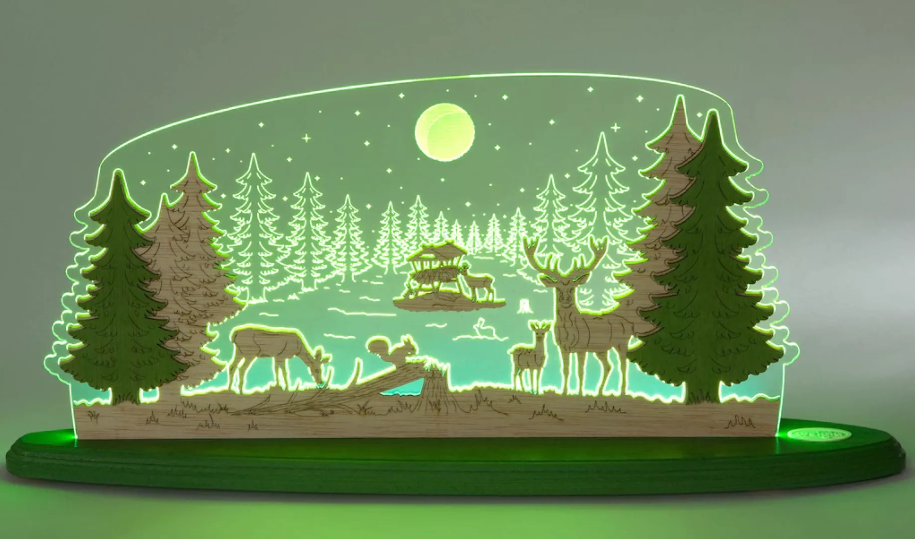 Weigla Lichterbogen "Waldidylle, Weihnachtsdeko", in 3D Optik günstig online kaufen