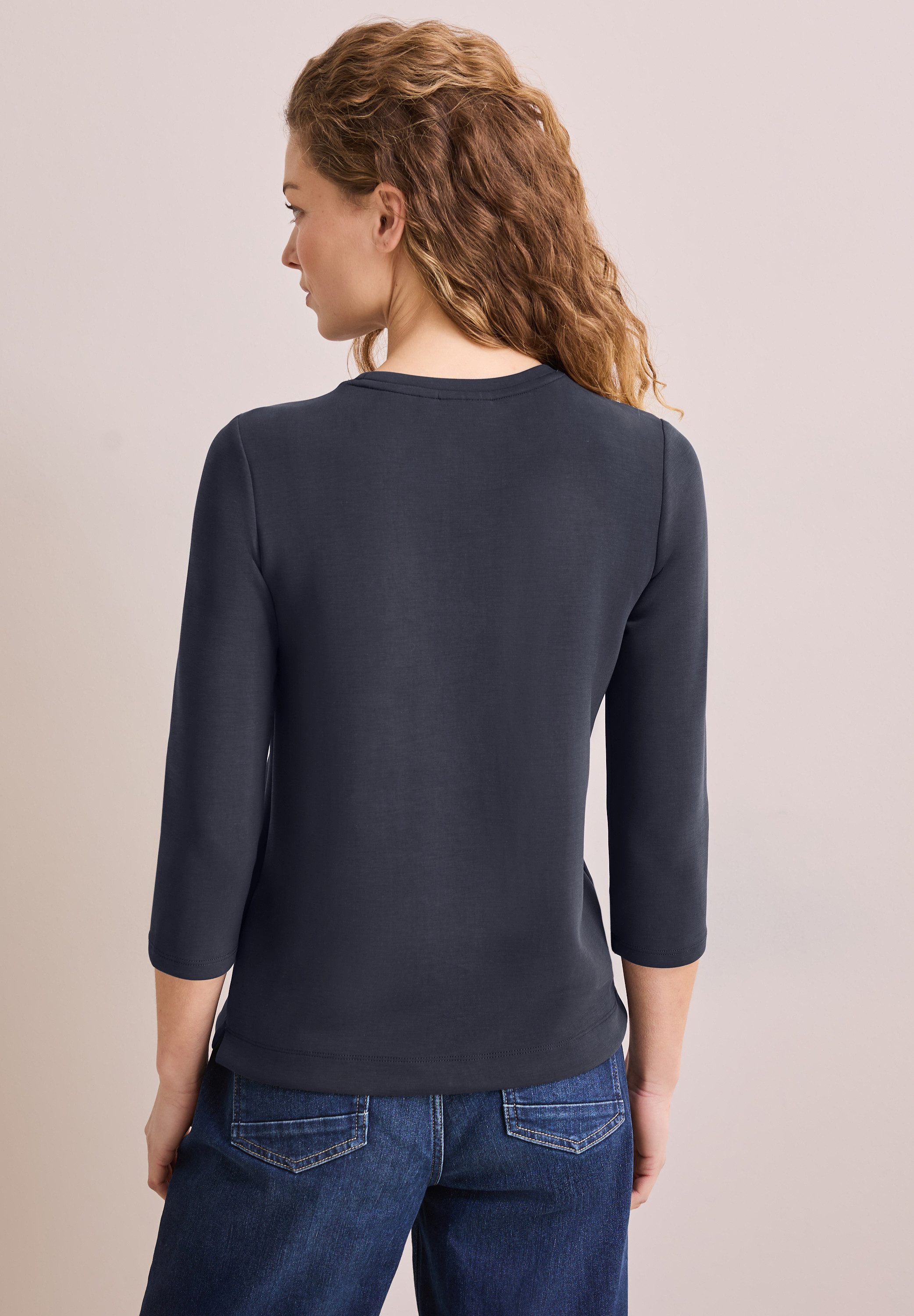 Cecil Print-Shirt, aus softem Materialmix günstig online kaufen