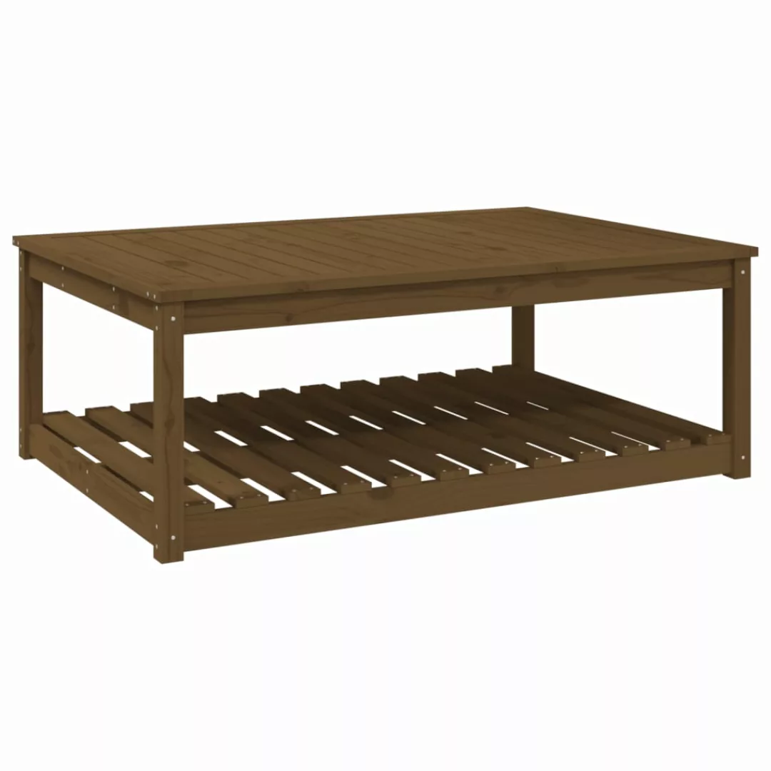 Vidaxl Gartentisch Honigbraun 121x82,5x45 Cm Massivholz Kiefer günstig online kaufen