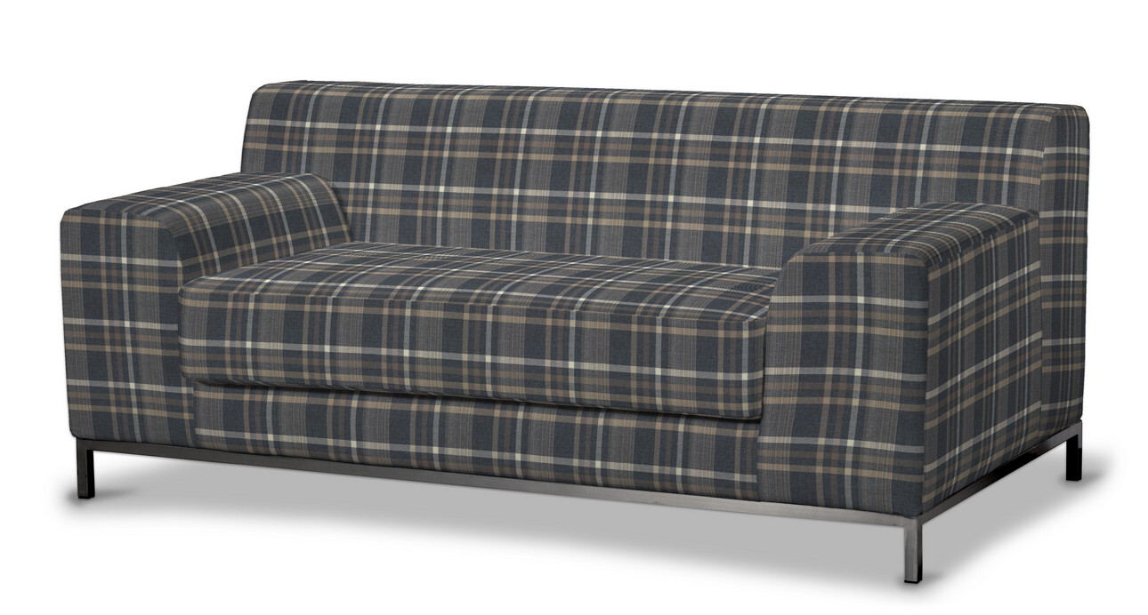 Bezug für Kramfors 2-Sitzer Sofa, braun- blau, Sofahusse, Kramfors 2-Sitzer günstig online kaufen