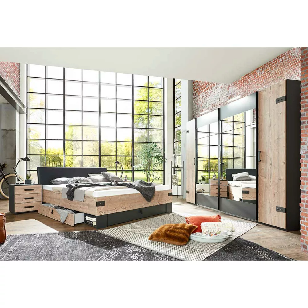 Factory Schlafzimmer Möbel Set Made in Germany vierteilig (vierteilig) günstig online kaufen