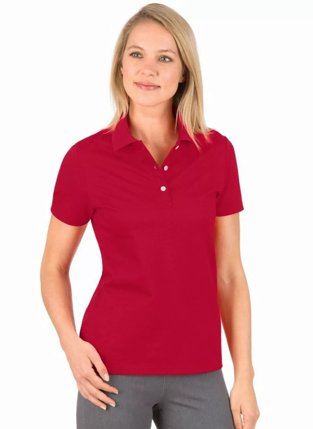 Trigema Poloshirt TRIGEMA Poloshirt aus Baumwolle (1-tlg) günstig online kaufen