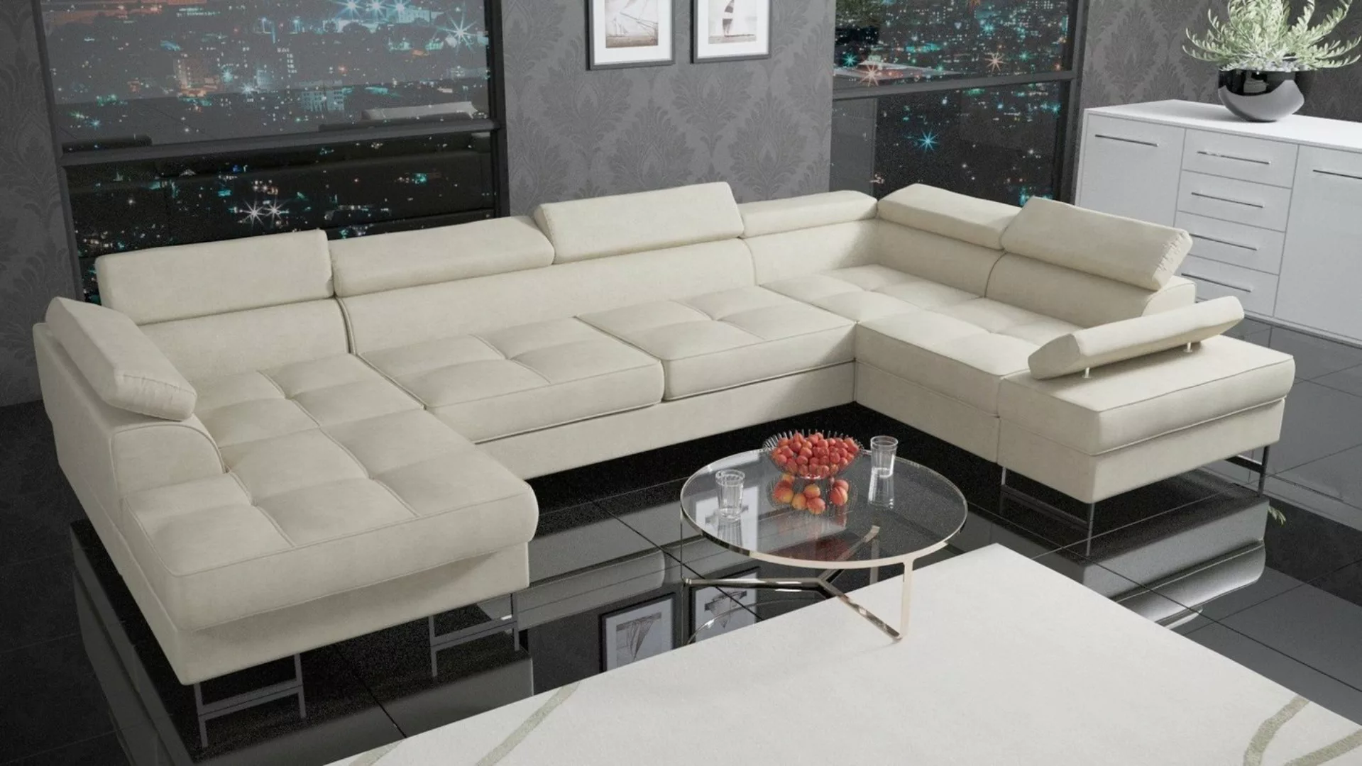 Möbel für Dich Ecksofa Galaxy Max, mit Stoff-und Farbauswahl, Schlaffunktio günstig online kaufen