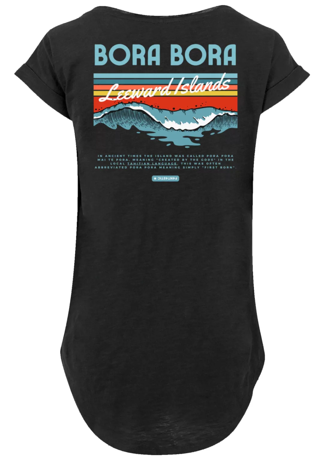 F4NT4STIC T-Shirt "PLUS SIZE Bora Bora Leewards Island", Print günstig online kaufen