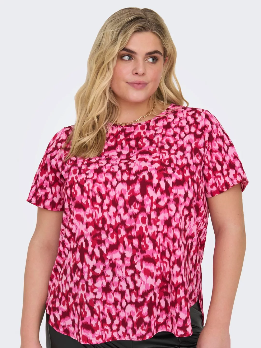 ONLY CARMAKOMA Shirtbluse CARVICA SS TOP WVN NOOS günstig online kaufen