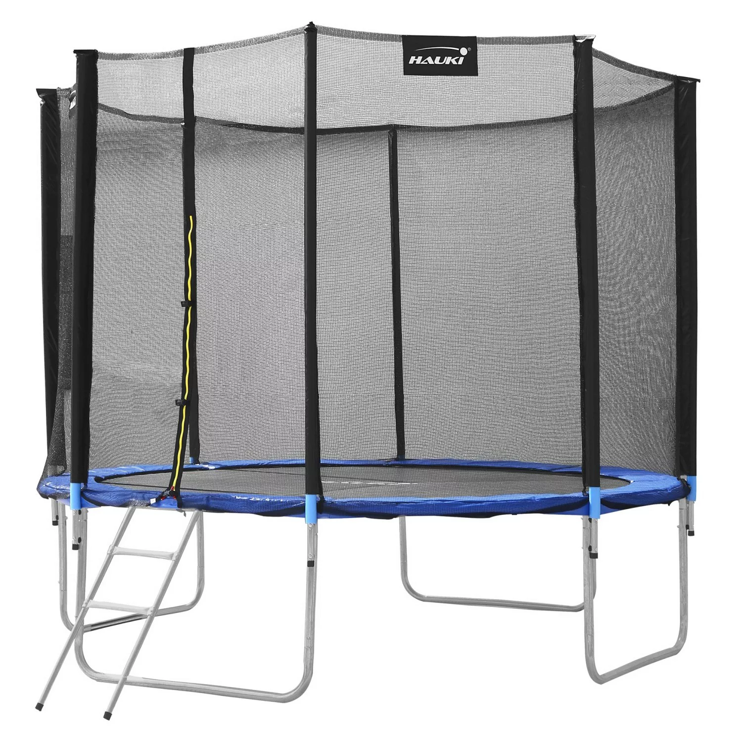 Hauki Trampolin Outdoor 366cm Blau GS Geprüft Rundes Gartentrampolin bis 15 günstig online kaufen