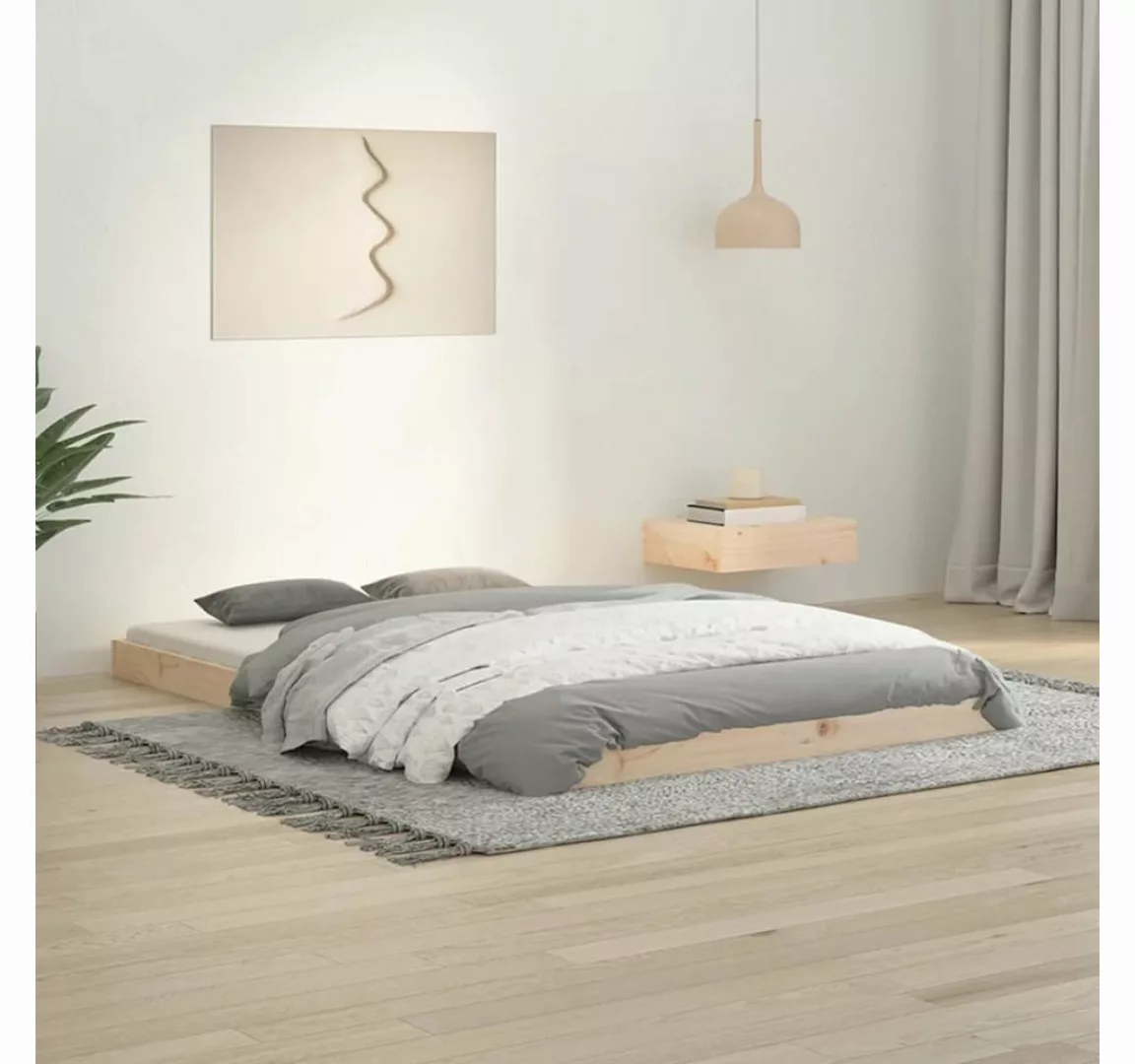 furnicato Bett Massivholzbett 120x190 cm Kiefer günstig online kaufen