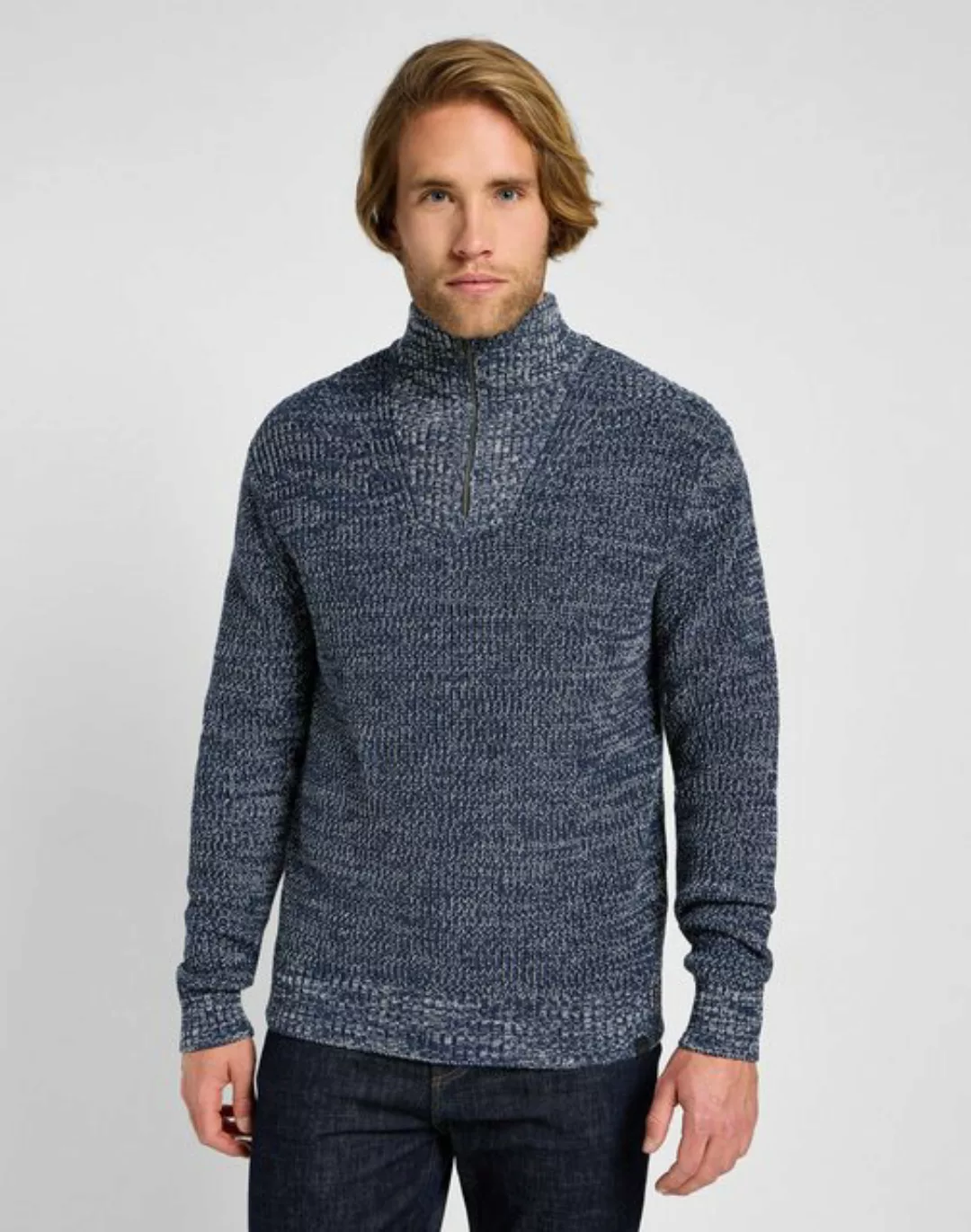 Lee® Troyer HALF ZIP KNIT mit Reißverschluss günstig online kaufen