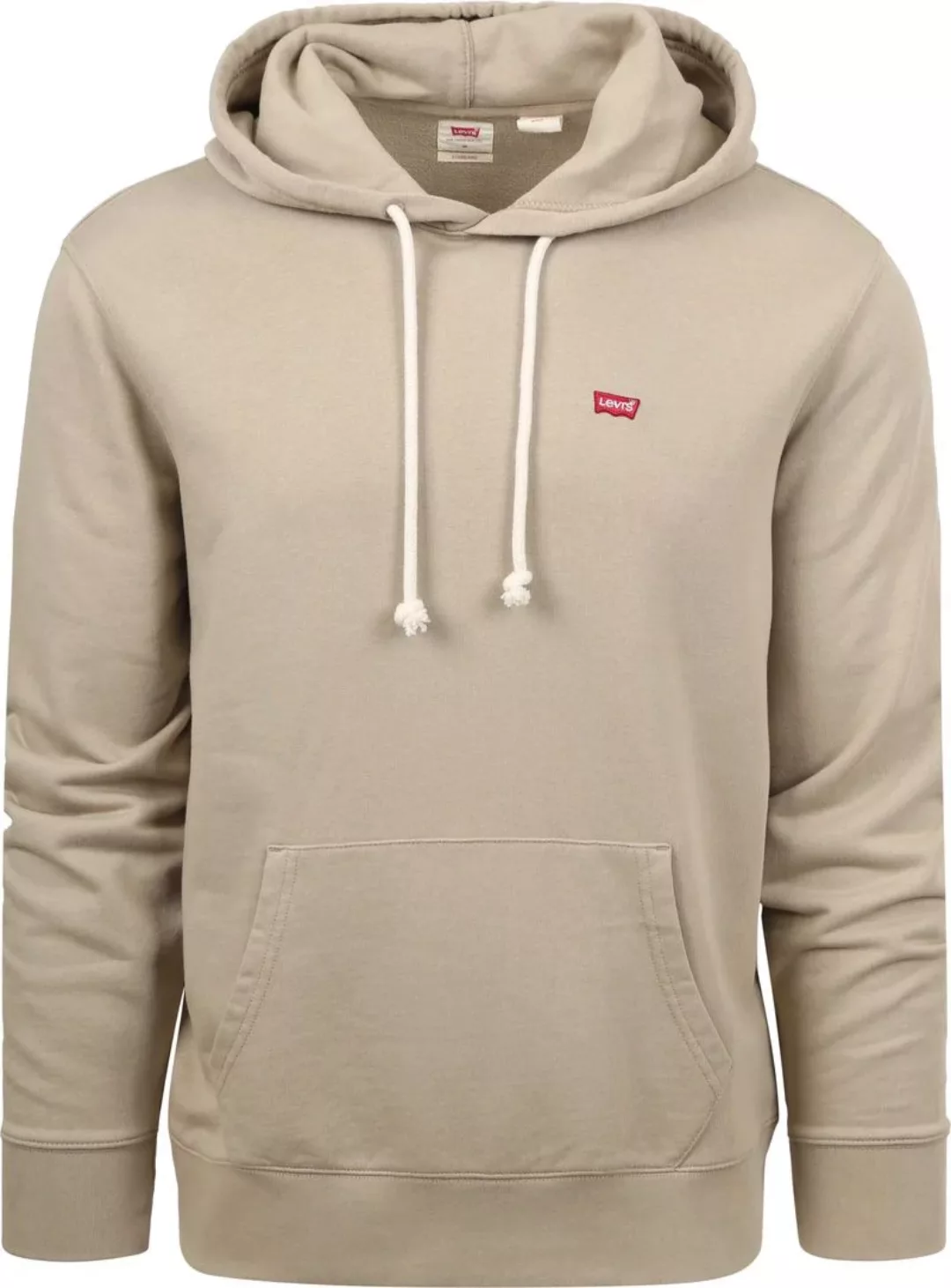 Levi's Original Regular-Fit Hoodie Beige - Größe L günstig online kaufen