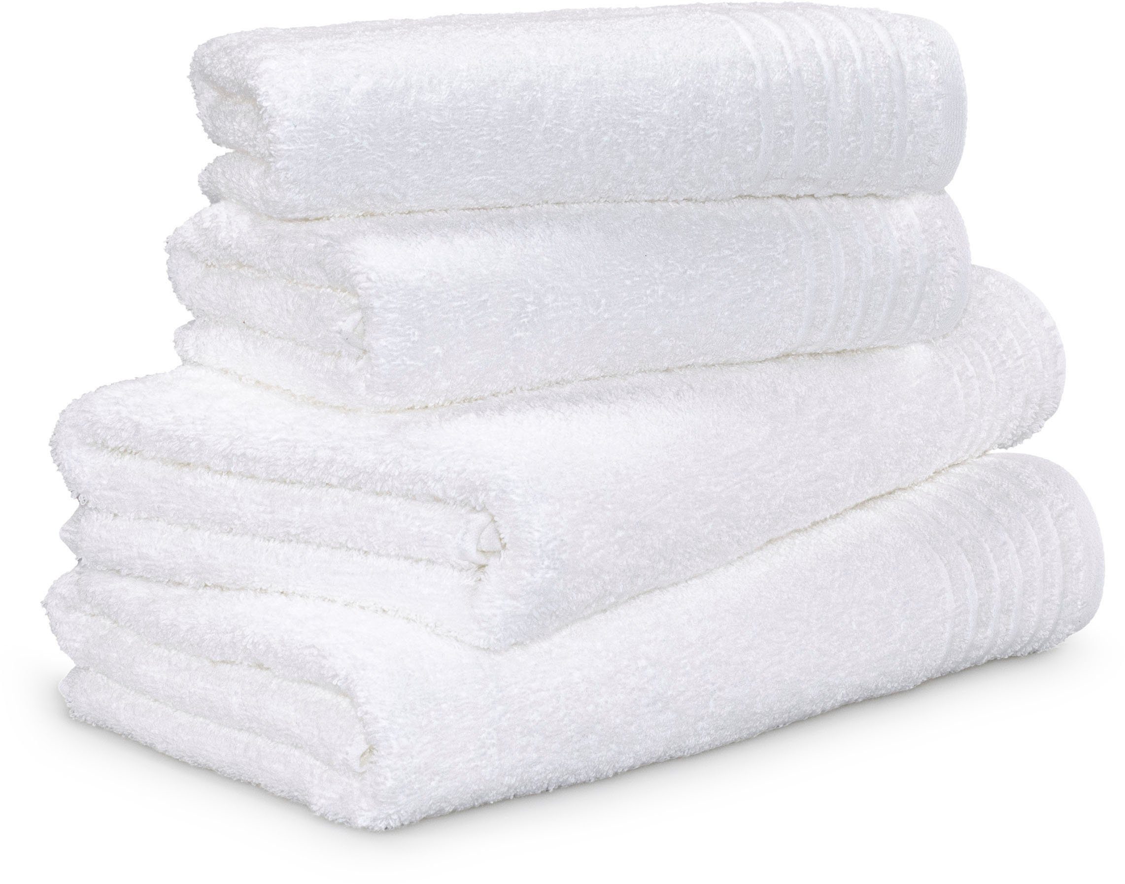 Möve Handtuch Set »New Classic«, 4 tlg., Walkfrottier, 2x Hand- und 2x Dusc günstig online kaufen