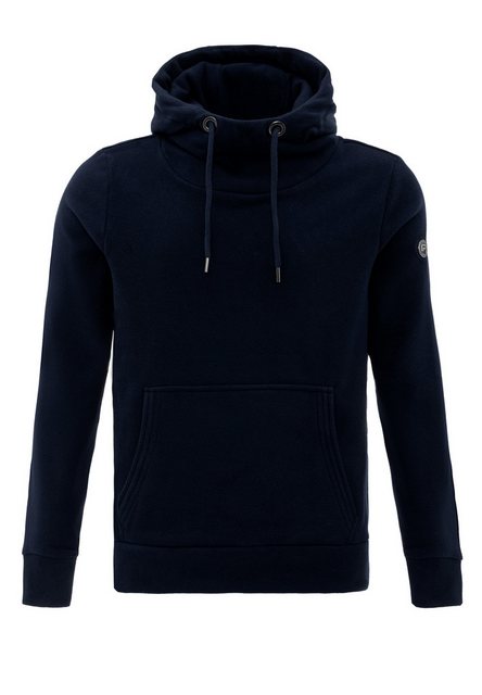 RedBridge Kapuzensweatshirt Hoodie mit Kängurutasche Blau L hoher Kragen günstig online kaufen