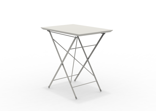 STEP - Faltbarer Gartentisch 70x50 cm schlamm günstig online kaufen