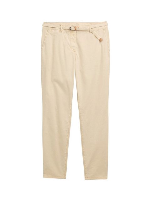 TOM TAILOR Stoffhose Slim Chino Hose mit Gürtel günstig online kaufen