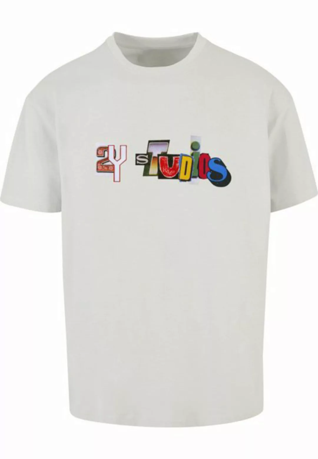 2Y Studios T-Shirt 2Y Studios Herren RANSOM NOTE LOGO TEE (1-tlg) günstig online kaufen