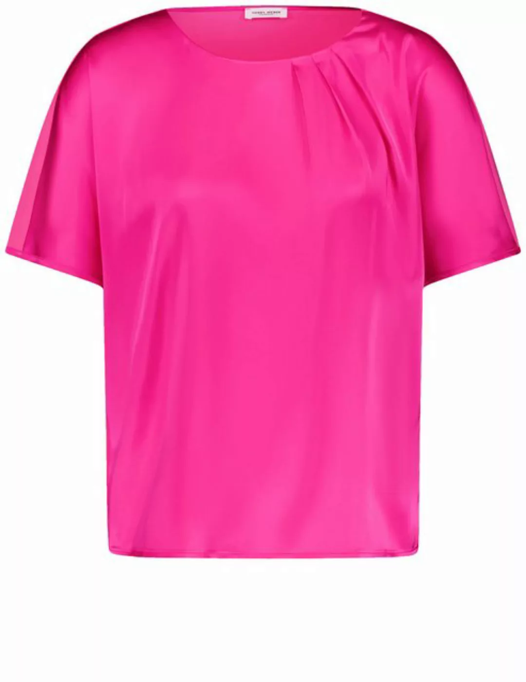 GERRY WEBER Shirtbluse Fließendes Blusenshirt mit Material-Patch günstig online kaufen