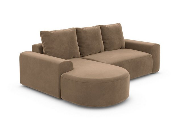 Sofa Dreams Ecksofa Stoff Ecksofa Gomera L Form kurz, Ottomane, Zierkissen, günstig online kaufen