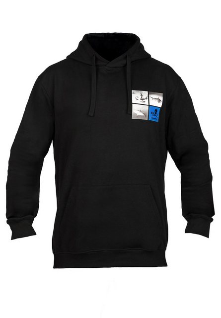 Sea Shepherd Hoodie For the Ocean Hai Kapuzenpullover mit aufgesetzter Bauc günstig online kaufen