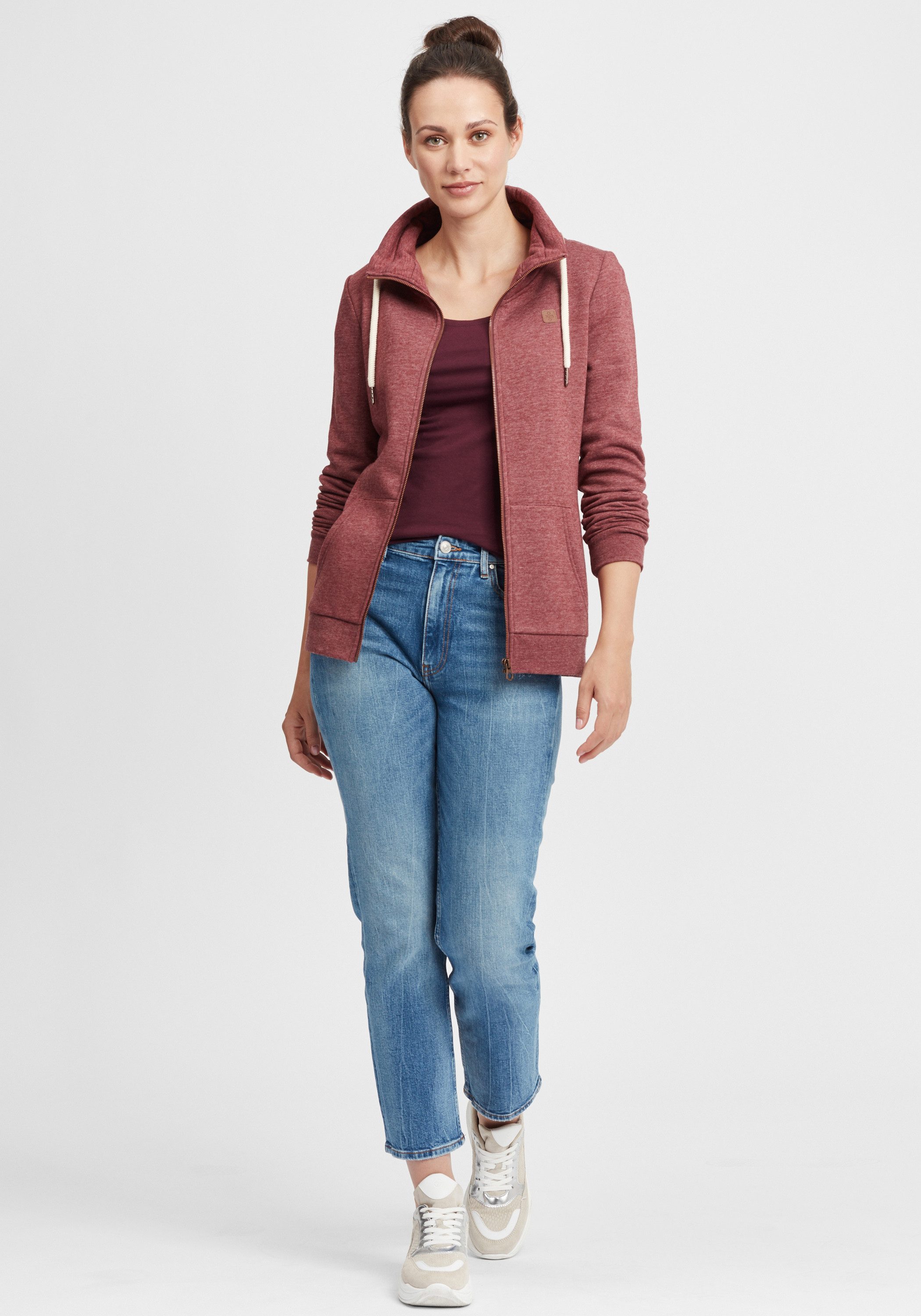OXMO Sweatjacke OXVicky Sweat Zip-Jacke Sweatshirtjacke günstig online kaufen