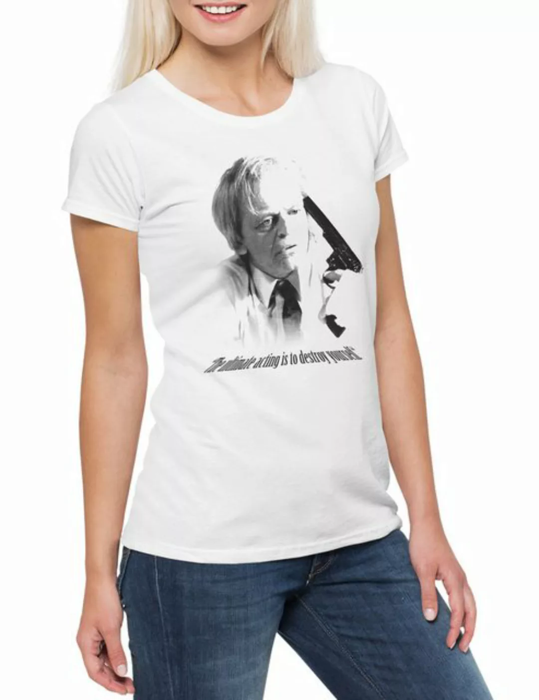 Urban Backwoods Print-Shirt The Ultimate Acting Is To Destroy Yourself Dame günstig online kaufen