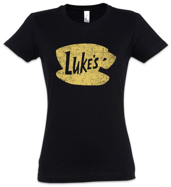 Urban Backwoods Print-Shirt Luke´s Damen T-Shirt Gilmore Luke Danes Diner R günstig online kaufen