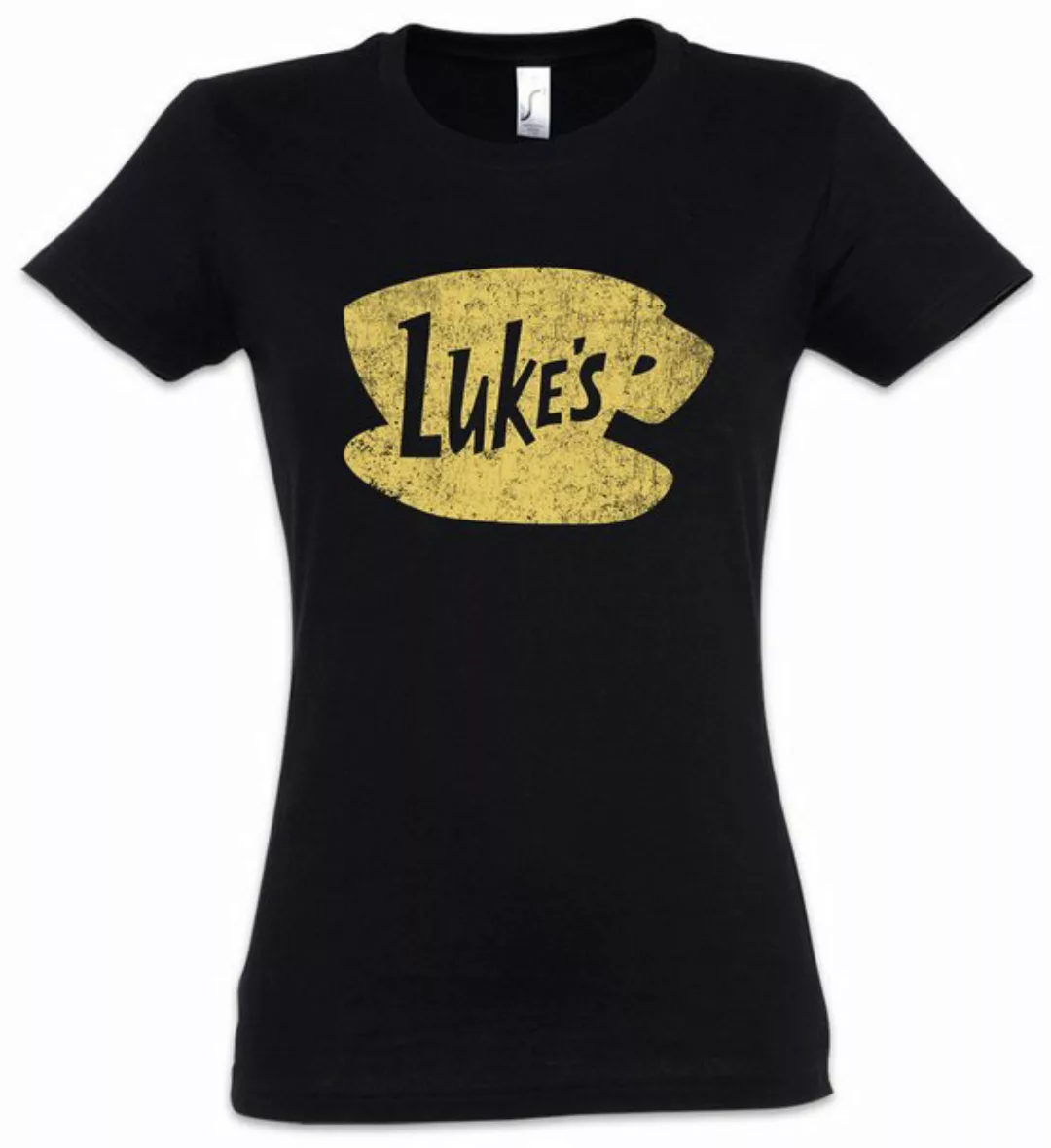 Urban Backwoods Print-Shirt Luke´s Damen T-Shirt Gilmore Luke Danes Diner R günstig online kaufen