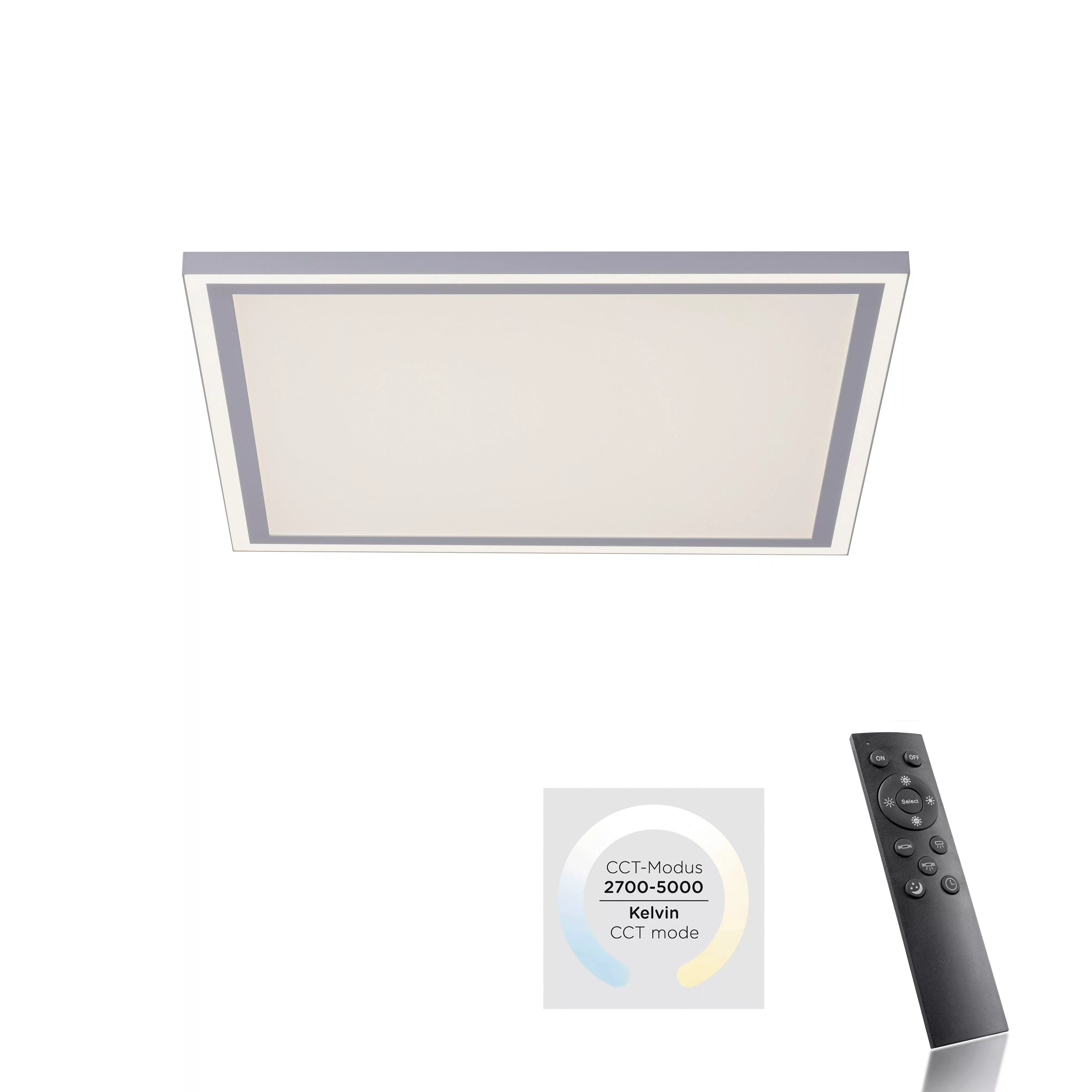 LED-Deckenleuchte Edging, tunable white, 46x46 cm günstig online kaufen