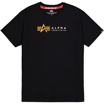 Alpha Industries  T-Shirts & Poloshirts Alpha Label T-Shirt - black günstig online kaufen