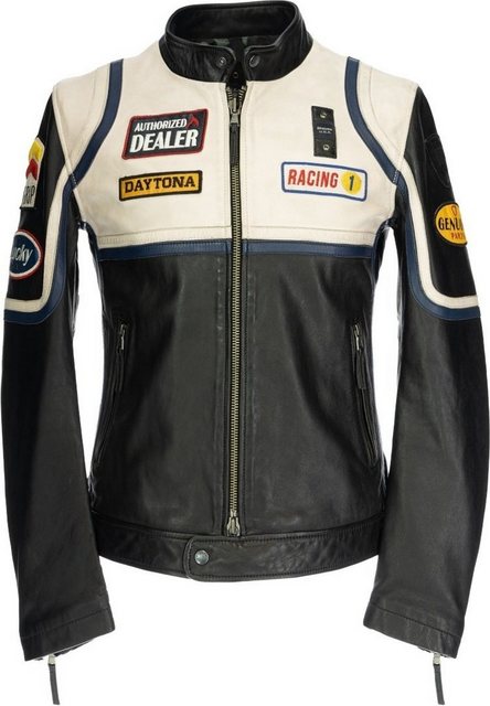 Blauer Allwetterjacke USA Anderson Lederjacke günstig online kaufen