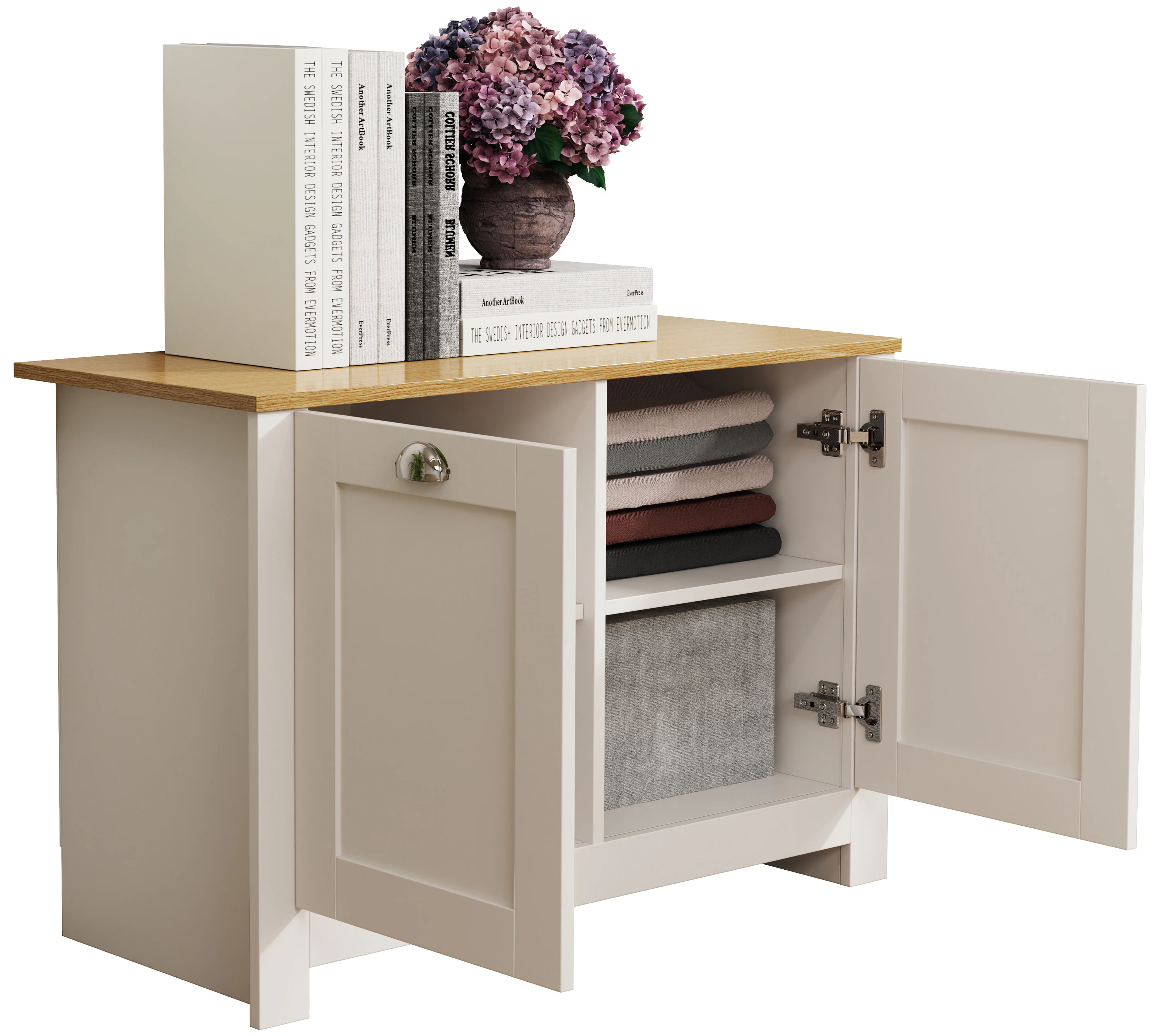 VCM Kommode "VCM Holz Kommode  Sideboard mit Drehtüren  Maße ca. H. H. 60 x günstig online kaufen