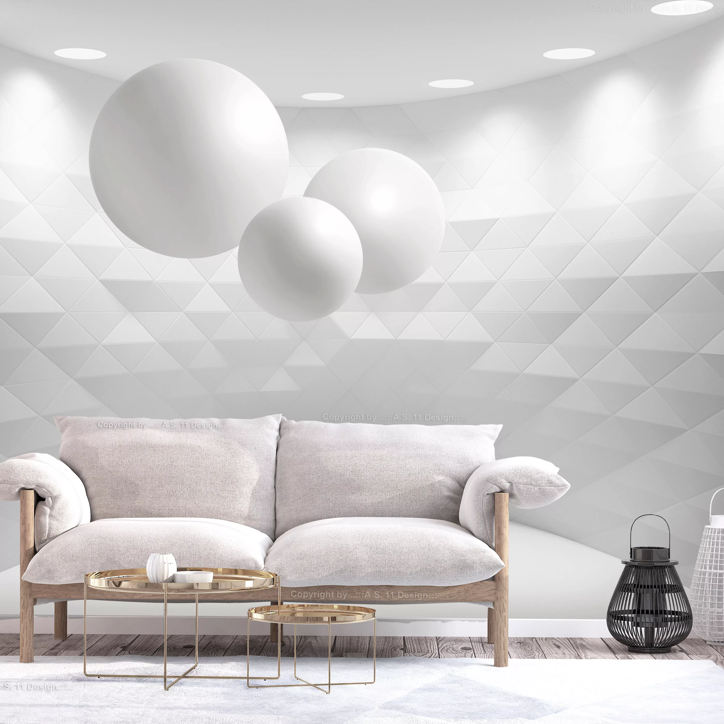 Selbstklebende Fototapete - Geometric Room günstig online kaufen