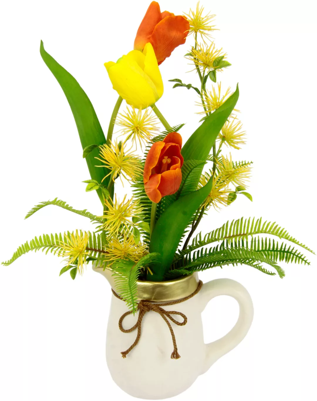 I.GE.A. Kunstblume "Arrangement Tulpen", Krug aus Keramik günstig online kaufen