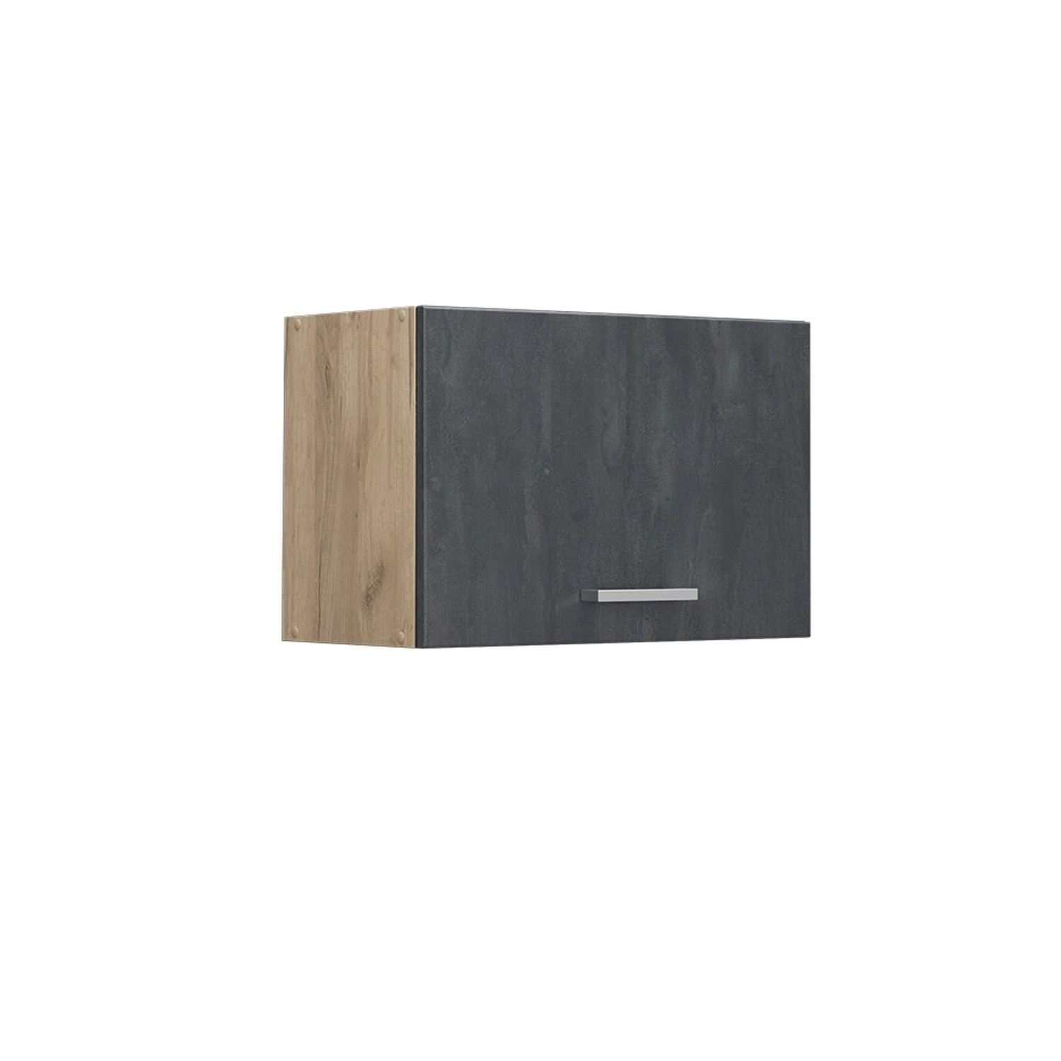 Vicco Hängeschrank R-Line, Schwarz Beton/Goldkraft Eiche, günstig online kaufen